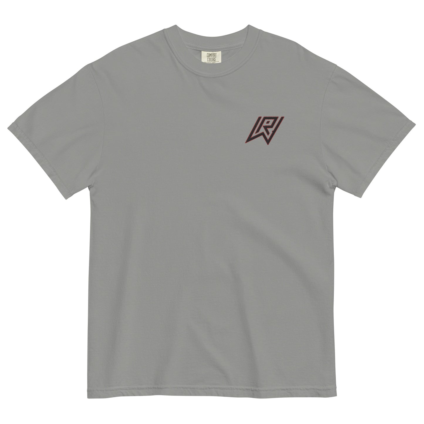 Embroidered Brand Logo T-Shirt - Gray