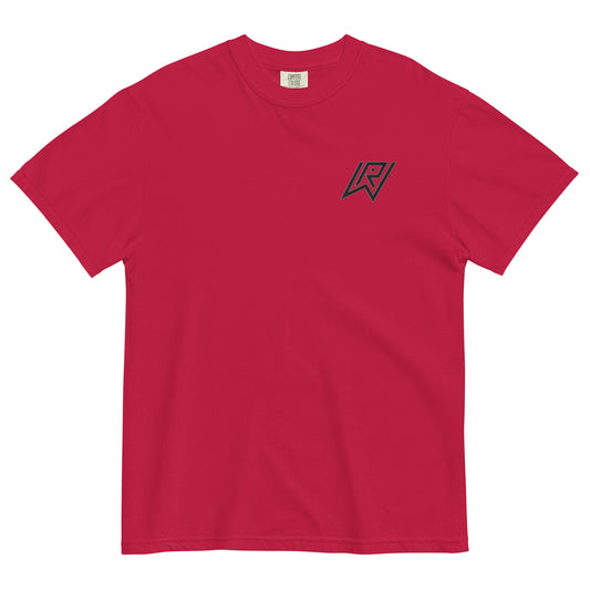 Embroidered Brand Logo T-Shirt - Red